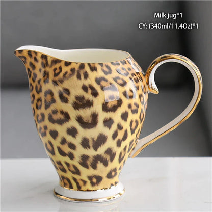 Jarra de leche DecorBites™ de porcelana fina: elegante jarra de cerámica para crema, té, café o espresso.