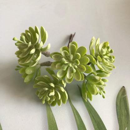 Paquete de estambres de bayas verdes DecorBites™ para decoración navideña y envoltorio de regalos DIY