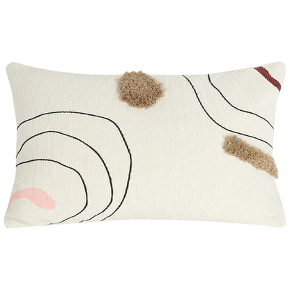Decorbites™ Abstrakte Linienfarben Handgefertigtes Gewebtes Kissenbezug 45x45cm für Heimdekoration