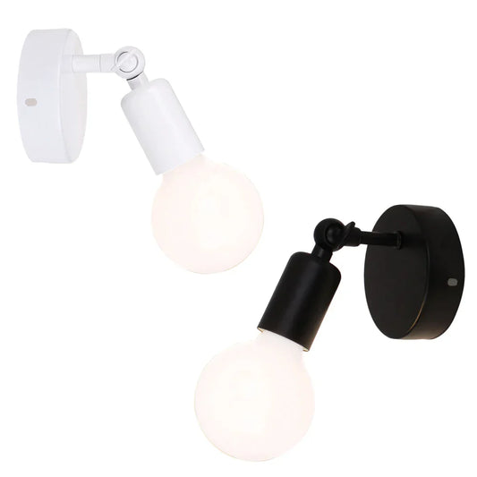 DecorBites™ Adjustable Angle Bedside Wall Lamp Holder for Modern Indoor Sconces