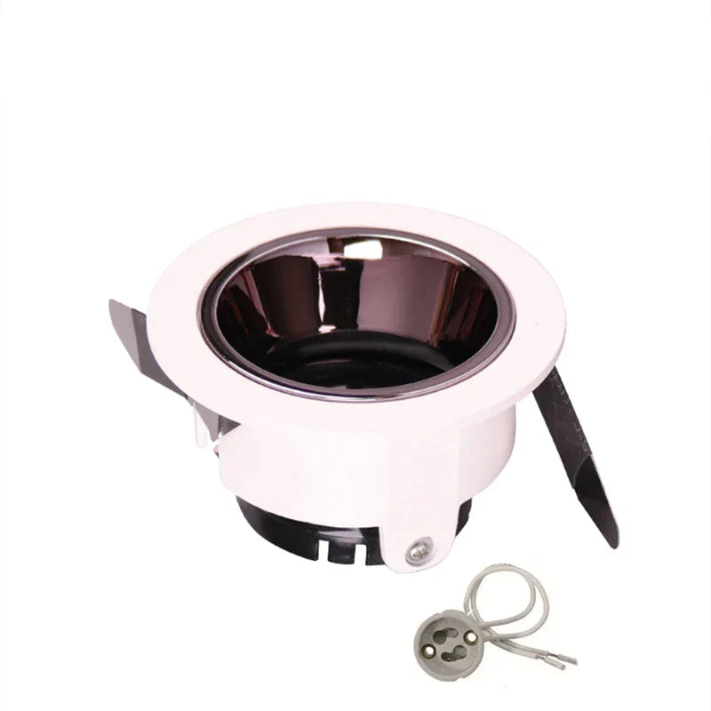 إضاءة السقف DecorBites™ القابلة للتعديل والمضادة للتوهج مع قاعدة مصباح GU10/MR16 للإضاءة الموضعية الداخلية