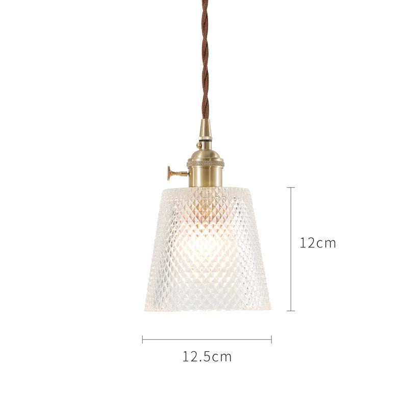 Lámparas Colgantes de Vidrio Decorbites™: Estilo Nórdico Japonés, Lámpara LED Industrial Vintage para Hogar, Bar, Café