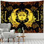 Decobites Sun Moon Universe Tapestry: Colorful Hippie Wall Hanging for Home Decor