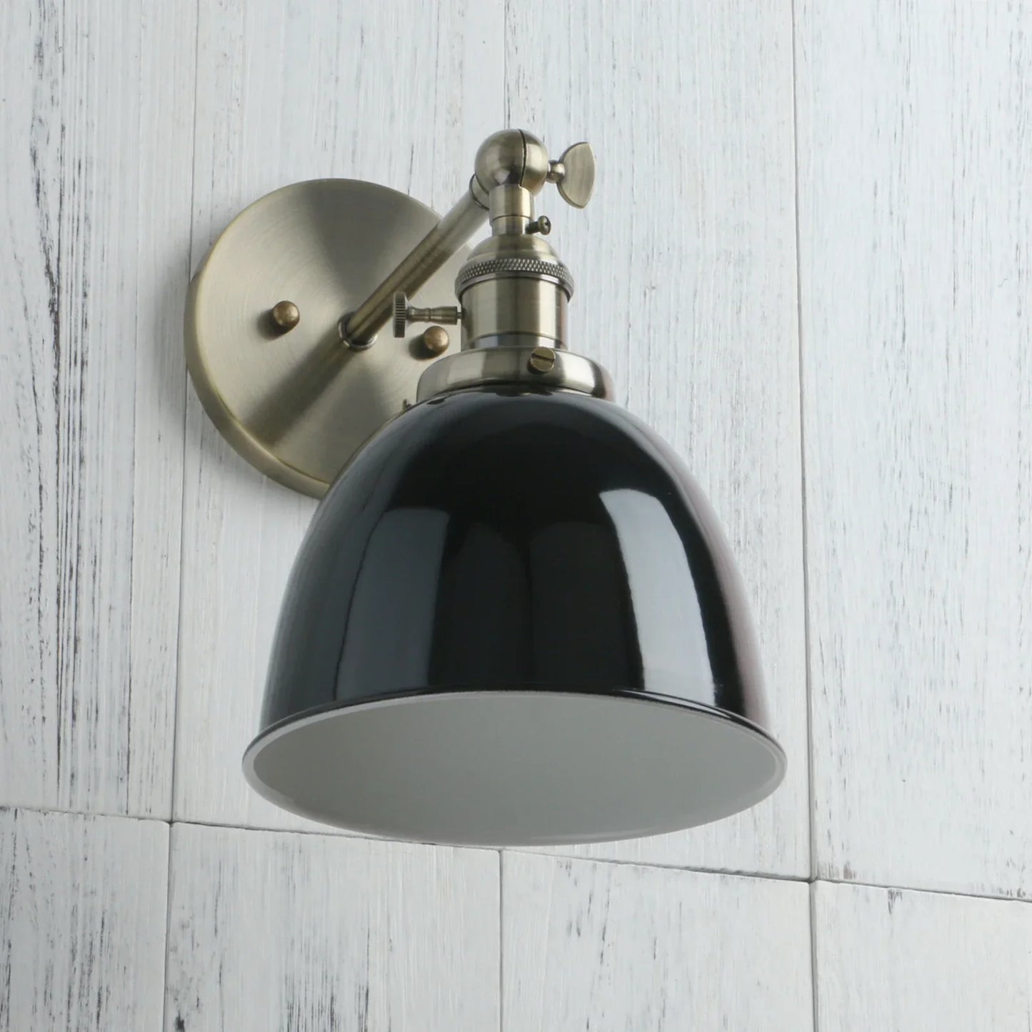 DecorBites™ Industrial Black Wall Sconce 6.5'' Modern Stair Light Fixtures