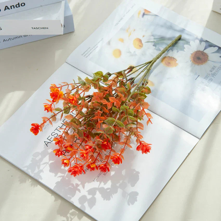 DecorBites™ Artificial Eucalyptus Leaves Decoration for Home, Garden, Wedding - Fake Plants