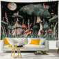 Decobites Mushroom Tapestry Identification Chart Wall Art Boho Room Decor