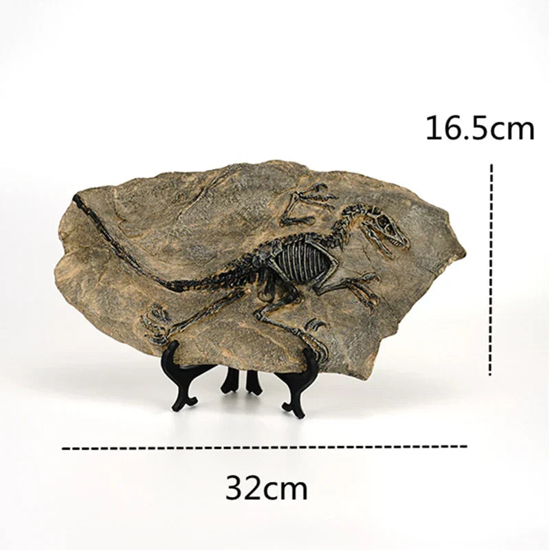 DecorBites™ Dinosaur Fossil Figurine: Retro Resin Animal Statue for Home Décor & Gifts