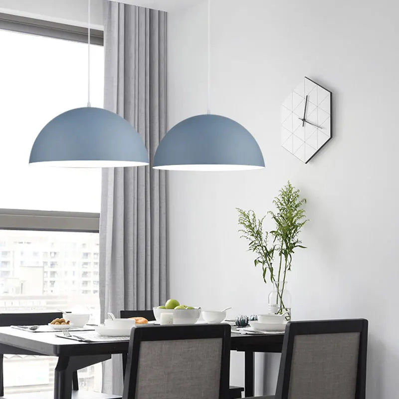 DecorBites™ LED Macaron Pendant Lamp: Modern, Colourful, Perfect for Home, Study, Bedroom, Restaurant