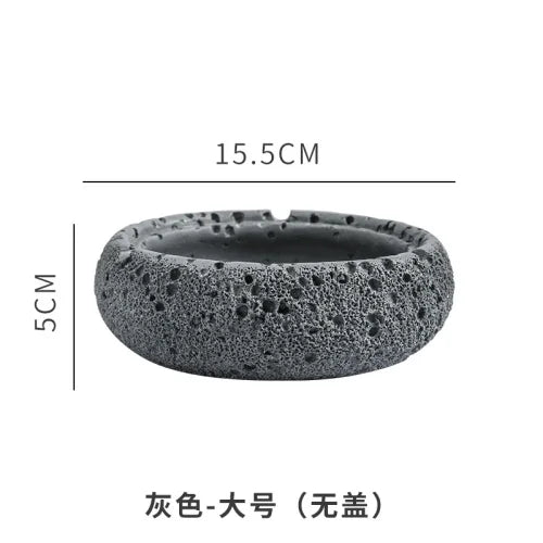 DecorBites™ Cement Astronaut Ashtray with Lid - High Temperature Resistant Cigar Ashtray
