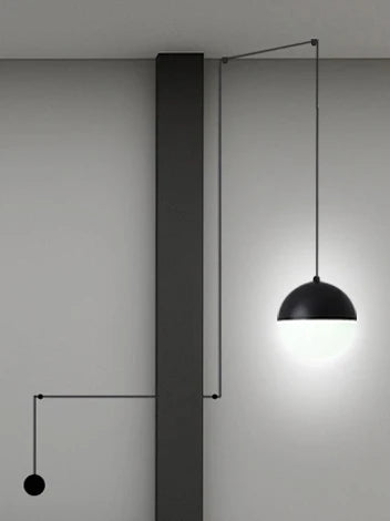 Lámpara colgante de bola de cristal DecorBites™ con iluminación LED para la decoración de la isla de la cocina