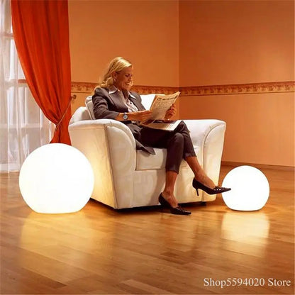 DecorBites™ LED Ball Floor Lamp for Modern Home Decor in Living Room, Bedroom, or Outdoors
