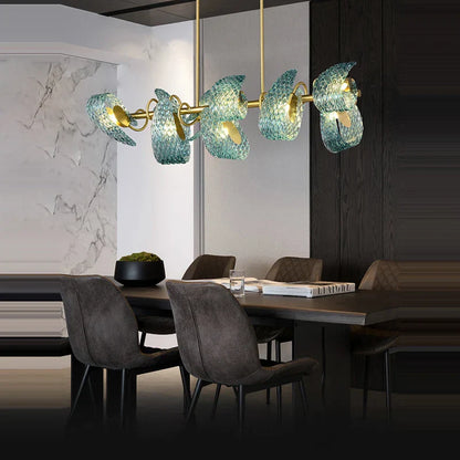Lámpara colgante LED de cobre DecorBites™ G9 para vestíbulo y comedor