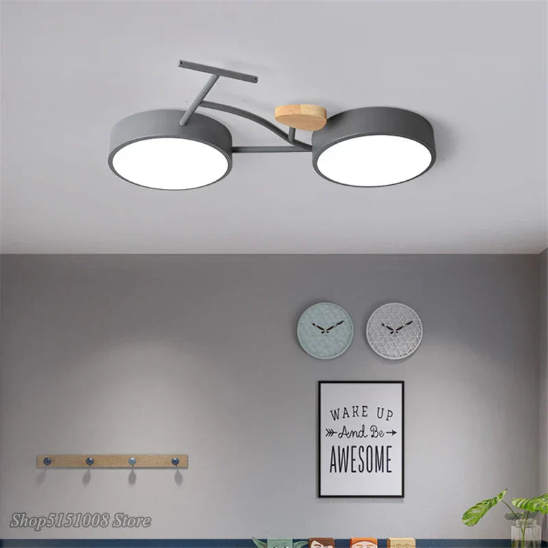 Decorbites™ Kinder-LED-Deckenleuchte mit 3 Farbtemperaturen, nordisches Design für das Kinderzimmer