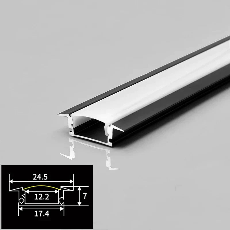 DecorBites™ LED Aluminum Profile for Cabinet Closet Strip Lights