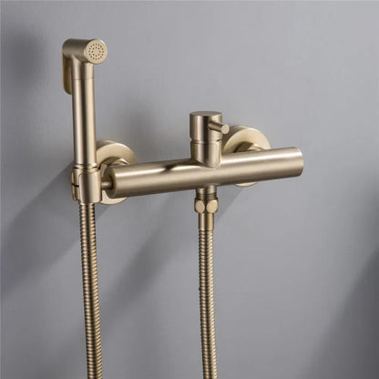 DecorBites™ Hand Held Bidet Sprayer Kit with Hot and Cold Copper Valve for Luxury Bathroom