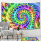 Decobites Psychedelic Mandala Wall Hanging Tapestry Boho Decor Hippie Tapestries