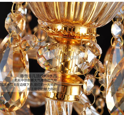 DecorBites™ Crystal Chandelier: Luxury Modern Home Lighting Decoration Living Room Indoor Light
