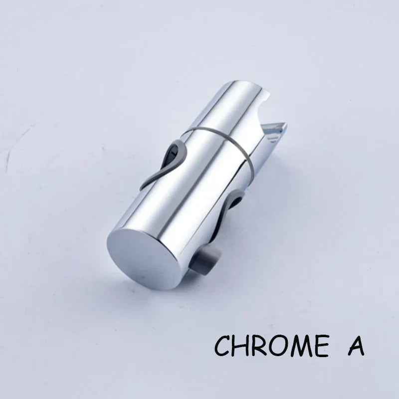 حامل رأس الدش المنزلق القابل للتعديل من DecorBites™، ملحق تثبيت من الكروم