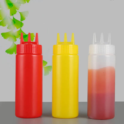 DecorBites™ Condiment Squeeze Bottle Set for Sauces & Oils