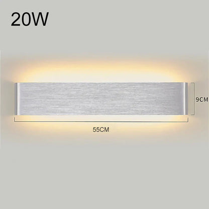 DecorBites™ LED Aluminum Mirror Light Wall Lamp for Corridor, Bedside, Bathroom - Nordic Modern Design