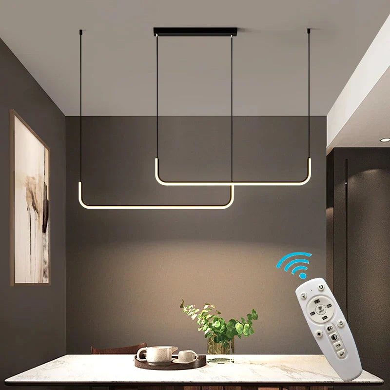 Decorbites™ Lámpara de Techo LED Colgante Regulable para Decoración e Iluminación del Hogar Moderno