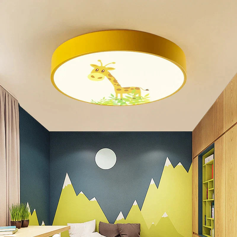 DecorBites™ Kids Cartoon Acrylic Ceiling Light with Remote Control LED Girl Children's Room Lighting