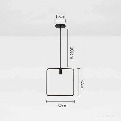 DecorBites™ Industrial Nordic Retro Pendant Lights for Home and Bar Chandelier.