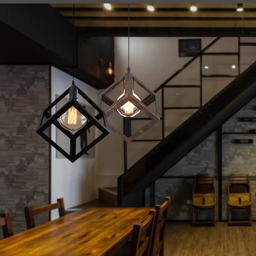 Lámpara colgante geométrica LED de 3 luces DecorBites™ para iluminación y decoración de interiores