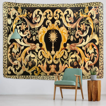 Decobites Psychedelic Bohemian Plant Tapestry Wall Hanging for Living Room Bedroom Decor