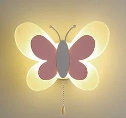 DecorBites™ Butterfly Girl Room Lamp Creative Cartoon Children Energy-Saving Bedside Lamp