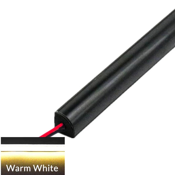 Decorbites™ LED Schwarz V-Typ Rohrenleuchte, SMD2835 Leiste mit Milchigem Abdeckung Linearprofil