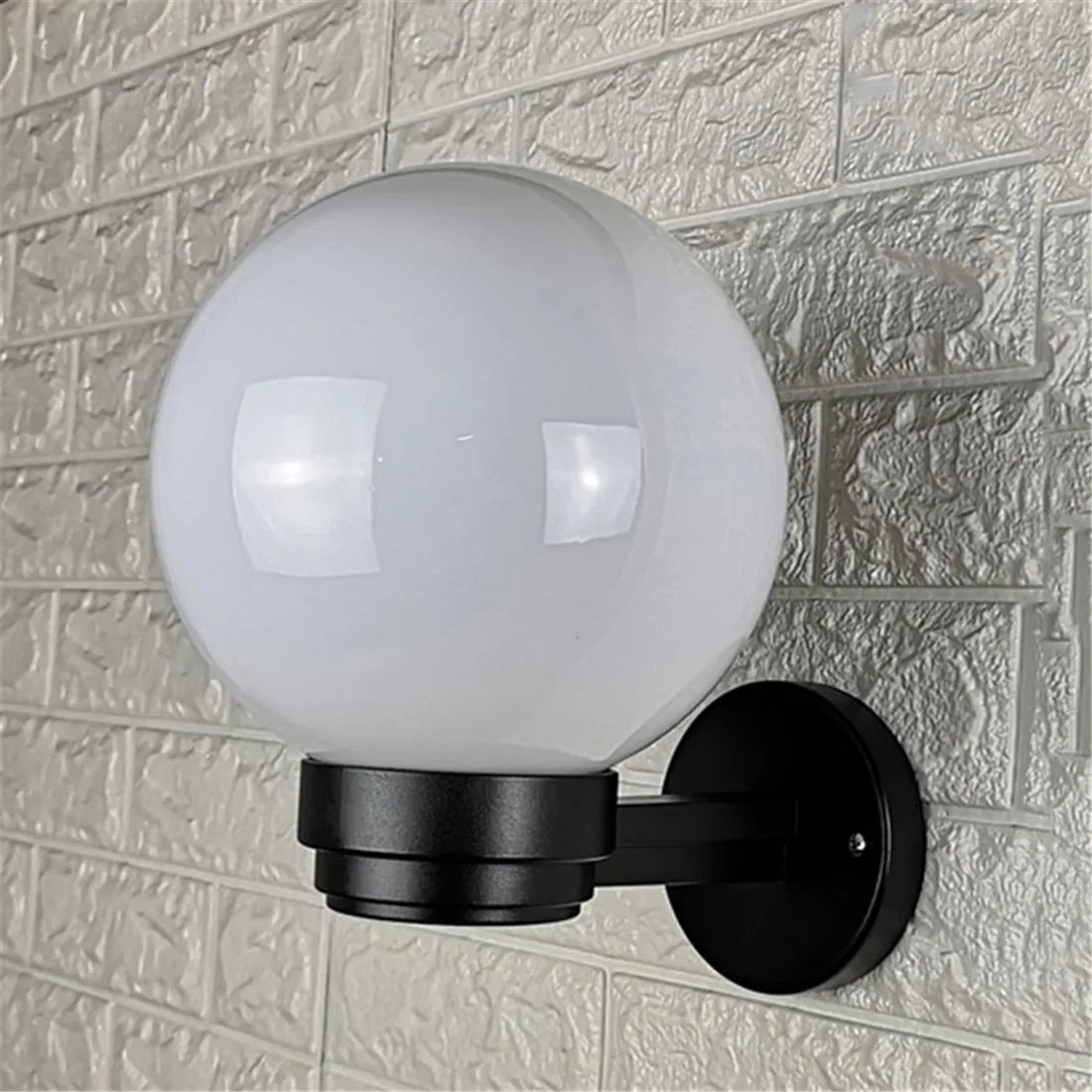 Linterna de pared con pantalla global Decorbites™ para entrada, porche y patio, casquillo de base E27