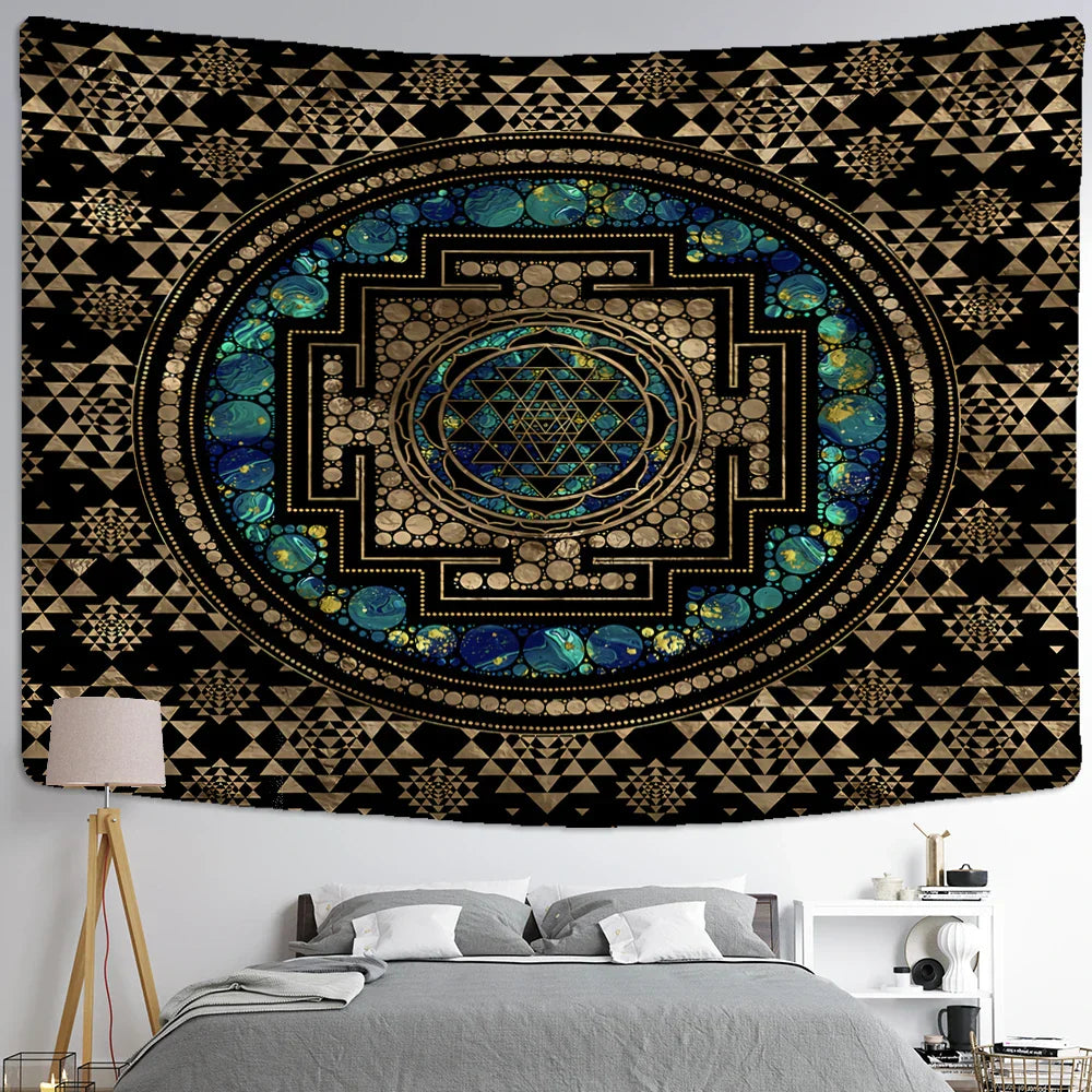 Decobites Viking Tree of Life Tapestry Wall Hanging Bohemian Hippie Home Decor