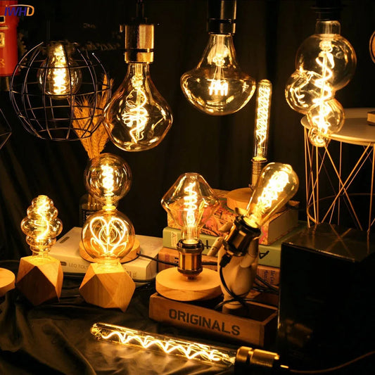 DecorBites™ Industrial Retro Vintage LED Edison Bulb 4W 2300K E27 Lamp Light Bulb