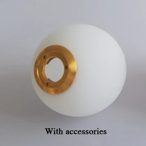 Pantalla colgante de bola de cristal DecorBites™ - Diseño de bola de cristal lechoso de alta calidad