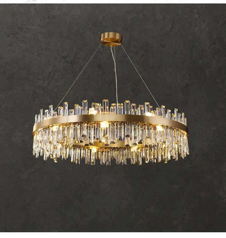 DecorBites™ Modern Crystal Chandelier Lighting for Dining Room