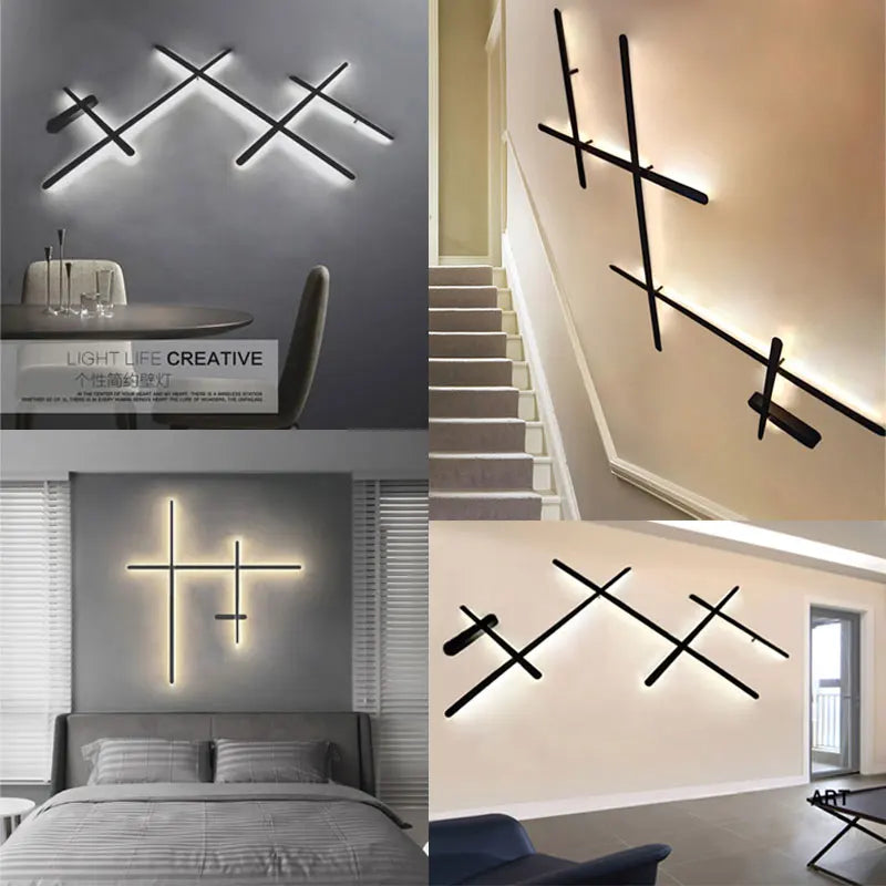 Decorbites™ LED-Hintergrundbeleuchtung Wandlampe für die Hausdekoration - Innenraum lange Streifenbeleuchtung