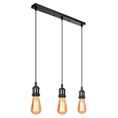 DecorBites™ Industrial Loft LED Bar Pendant Light with E27 Socket for Kitchen Dining Room