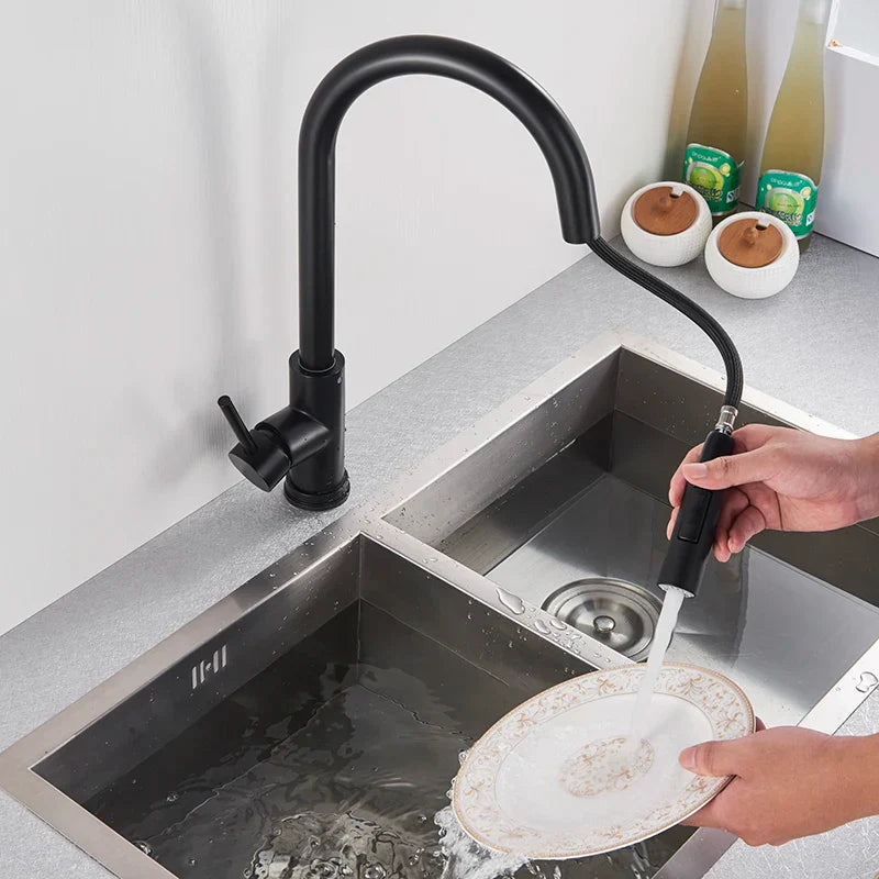 DecorBites™ Black Kitchen Faucet Touch Sensor Mixer Tap