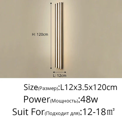 DecorBites™ LED Wall Lamp: Modern Waterproof Lighting for Bedroom, Living Room, and Exterior Corridor