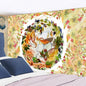 Decobites PlantFlower Tapestry Wall Hanging: Bohemian Hippie Room Decor