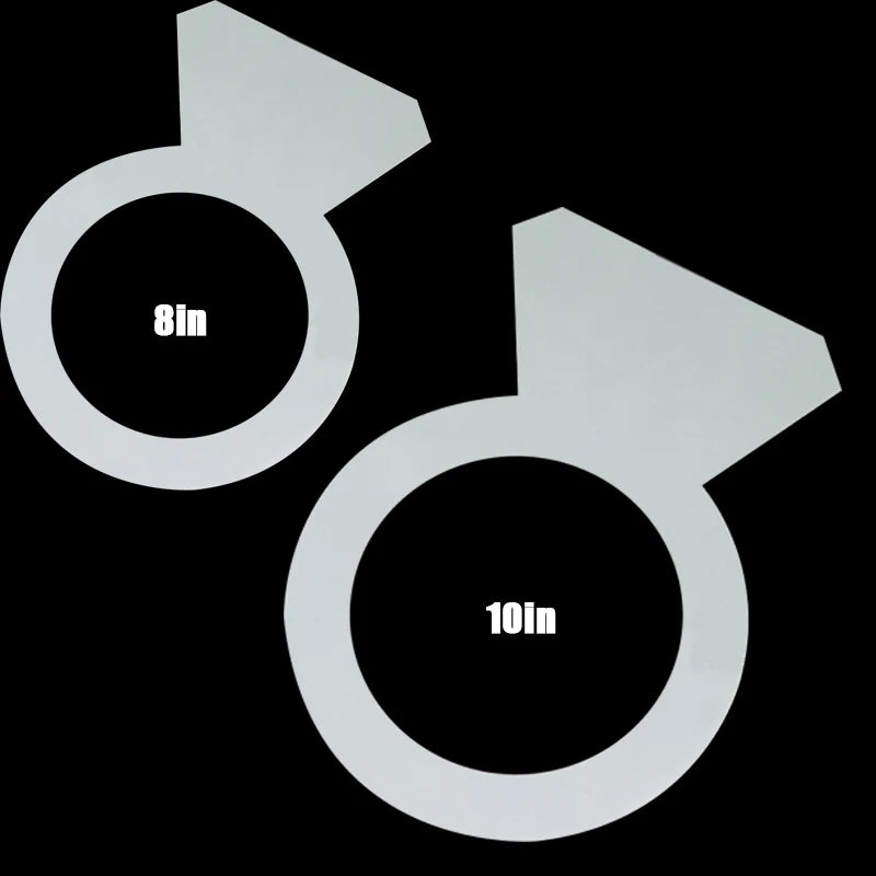 DecorBites™ Diamond Ring Cake Mold PET Baking Tools 8/10/12/14inch