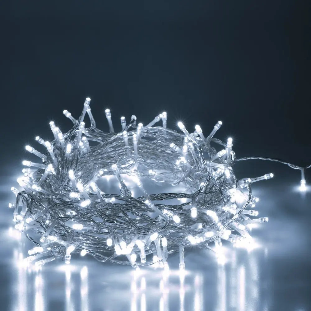 Guirnalda de luces LED DecorBites™ de 220 V para exteriores, impermeable, ideal para fiestas navideñas, bodas y cumpleaños.