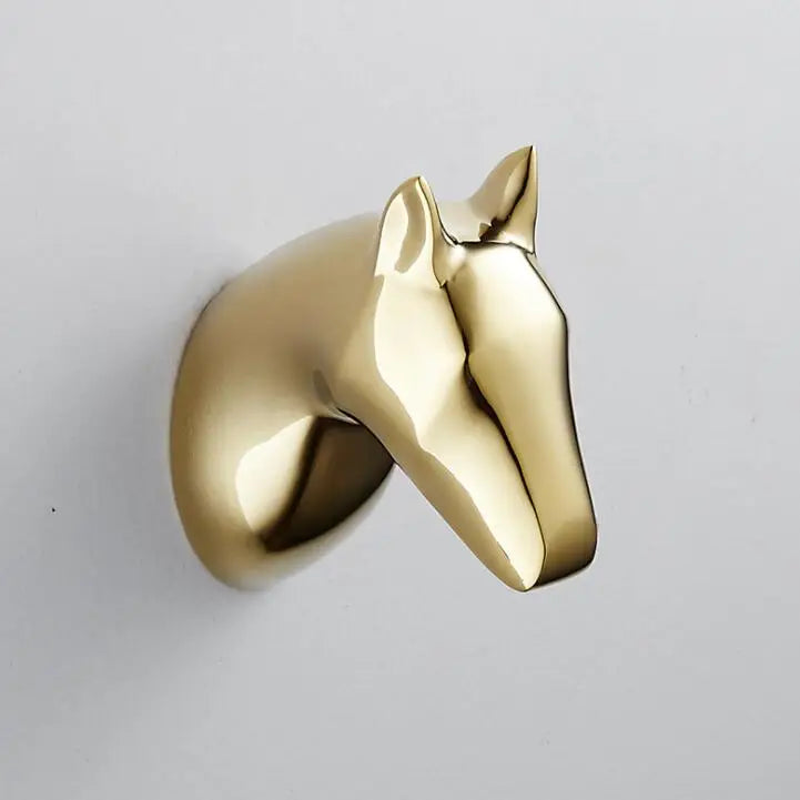 DecorBites™ Brushed Gold Stainless Steel Robe Hook Wall Mounted Bathroom Hardware Hanger