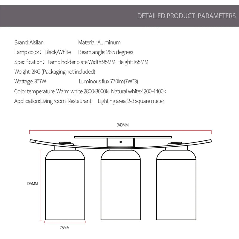 DecorBites™ LED Ceiling Light: Modern Nordic Surface Mount Downlight for Kitchen, Living Room, Bedroom