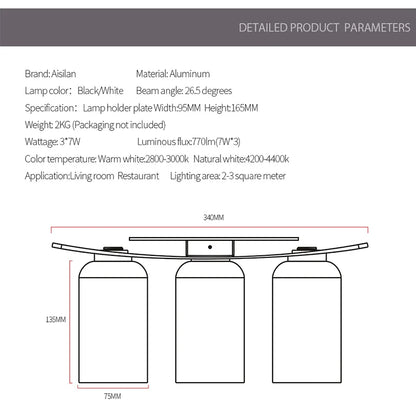 DecorBites™ LED Ceiling Light: Modern Nordic Surface Mount Downlight for Kitchen, Living Room, Bedroom