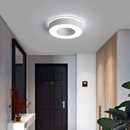 DecorBites™ LED Ceiling Light for Corridor Art Gallery Decoration in White or Black