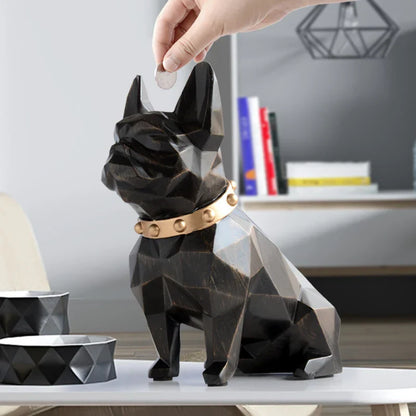 DecorBites™ French Bulldog Coin Bank Figurine Piggy Bank Home Decor Child Gift Money Box