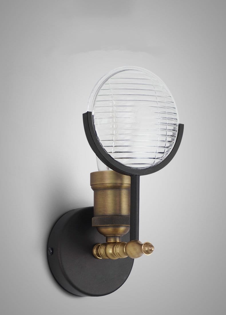 Lámpara de Pared LED de Vidrio Art Deco Moderno para Dormitorio y Vestíbulo