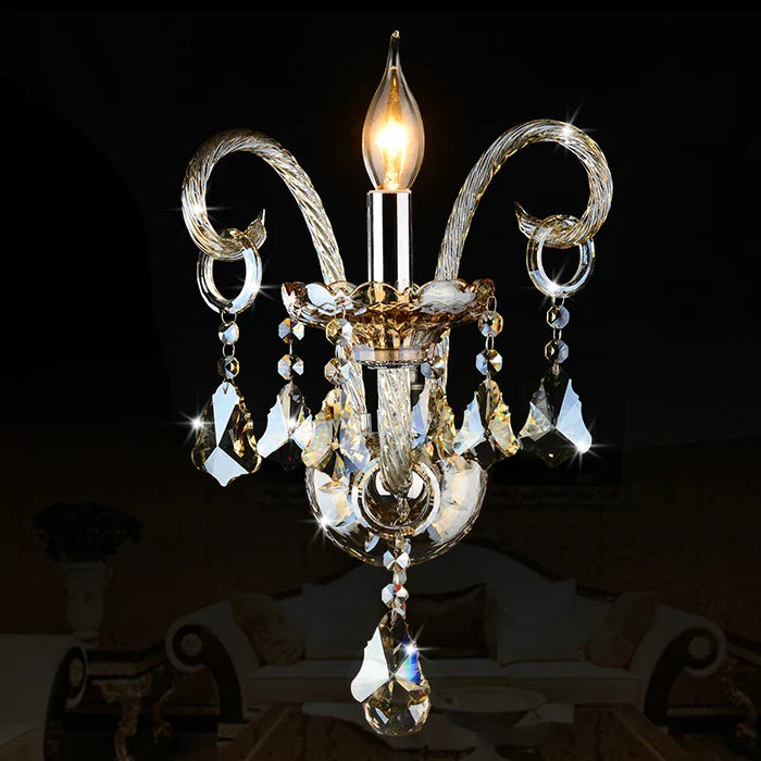 DecorBites™ Crystal Luxury Bedroom Wall Lamp Lighting Fixture